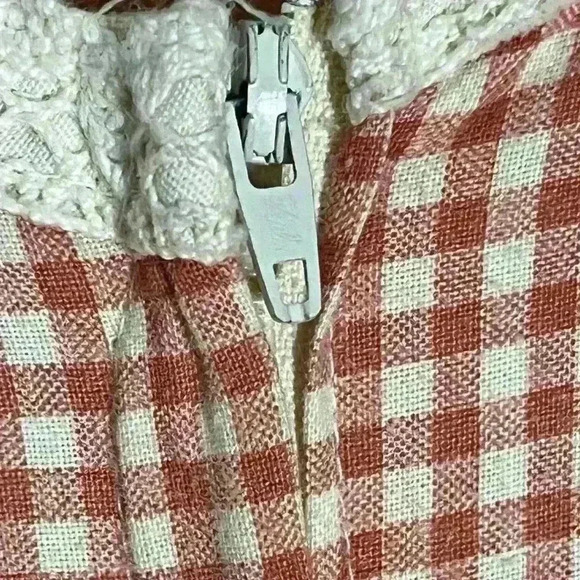 Gunne Sax By Jessica Vintage 70s Check Prairie Boho Corset Womens 5 XXS Dress - Picture 7 of 7